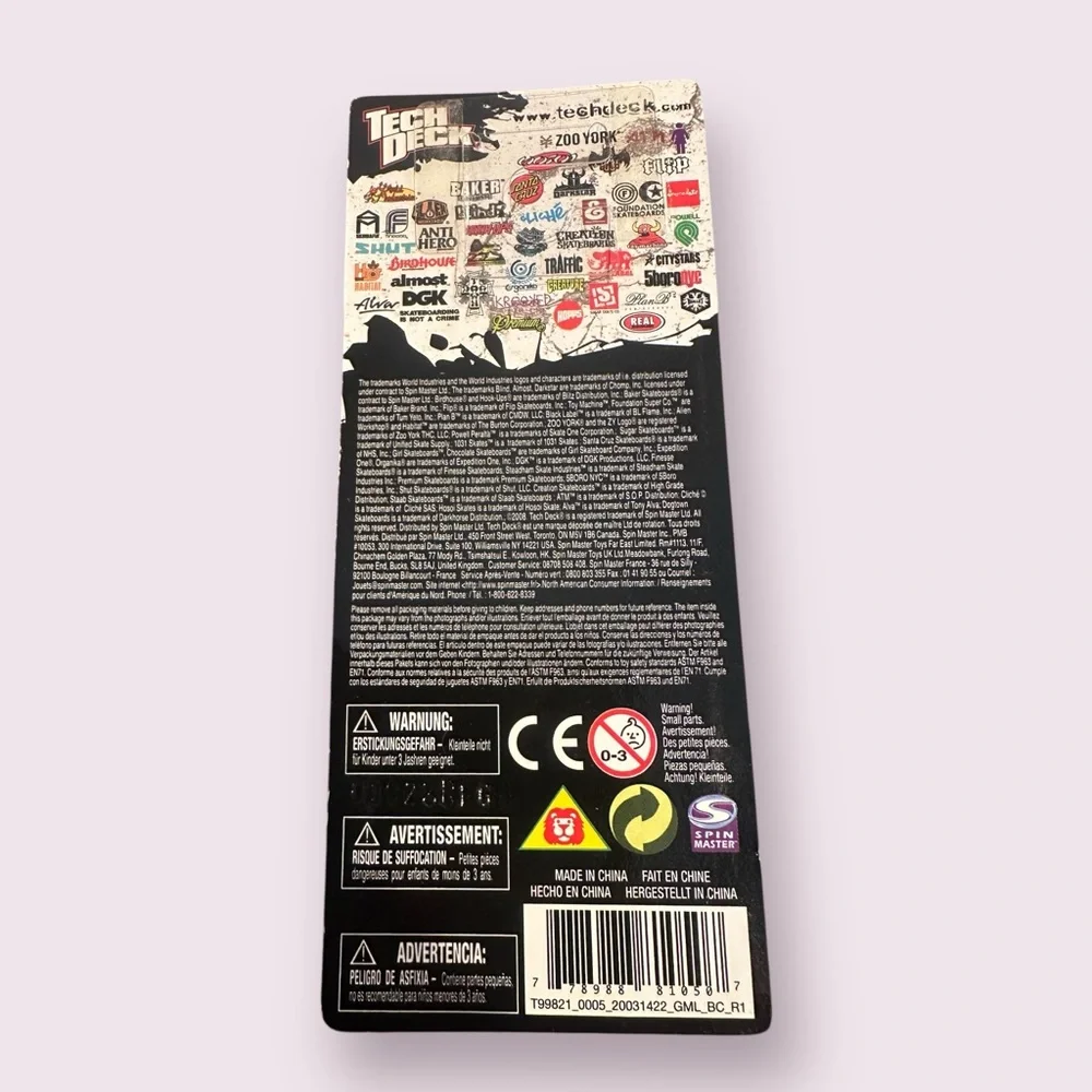 New In Package Set of 5 Tech Deck Fingerboard Set - Darkstar, ATM, Flip